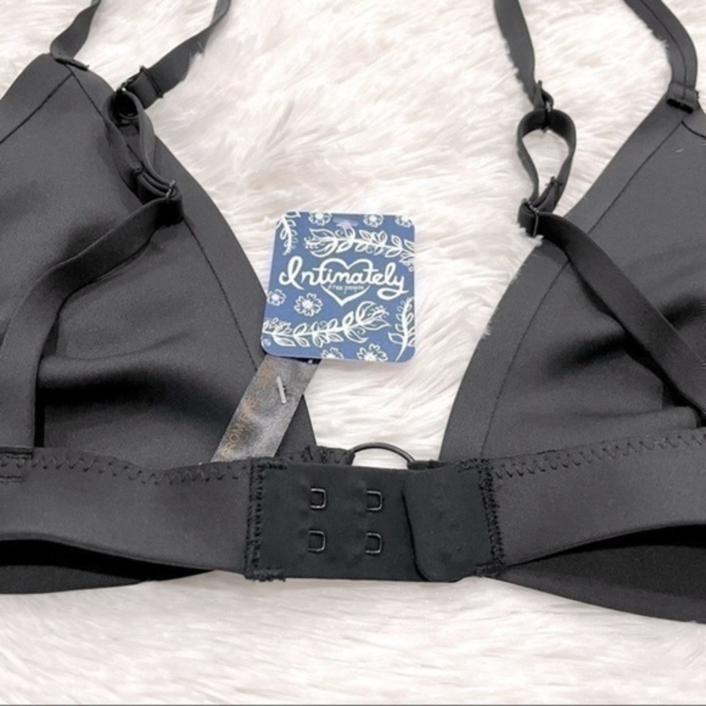 Free People S NWT Black Neo Oh Scuba Bralette New - Picture 6 of 6